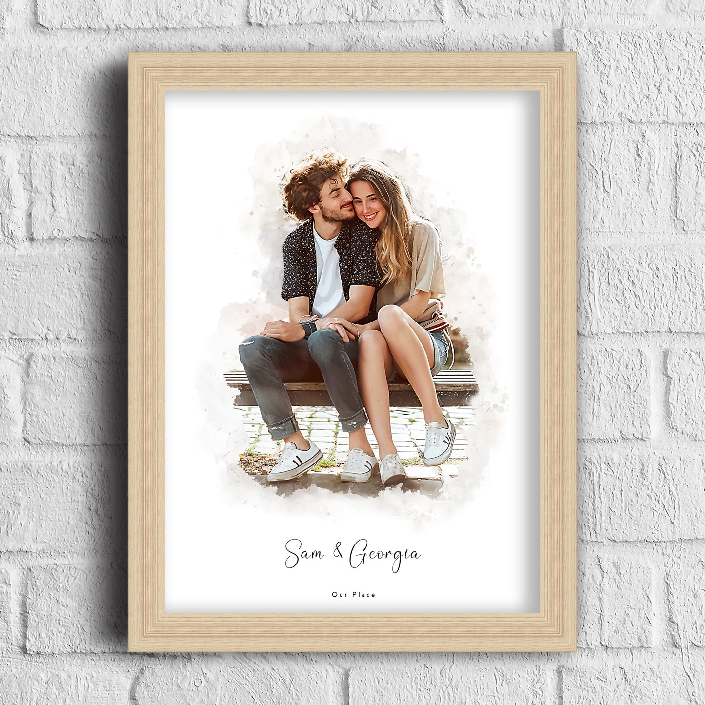 Custom Couples Watercolour