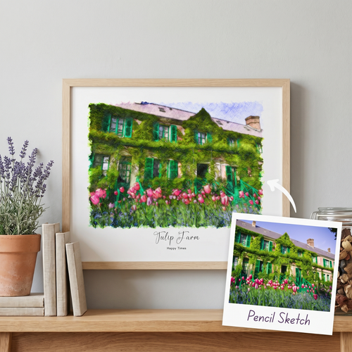 Custom House Print