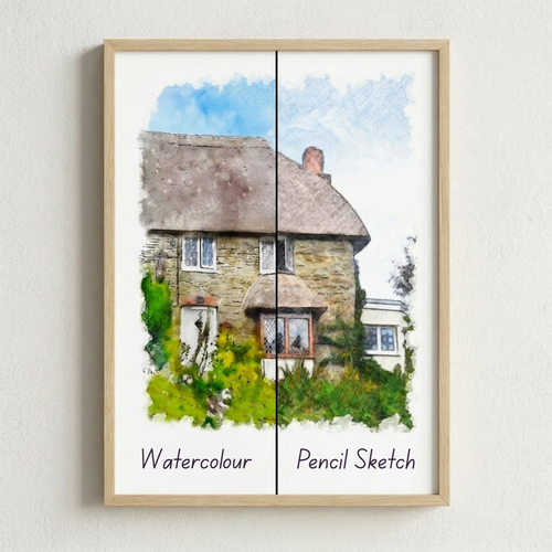 Custom House Print