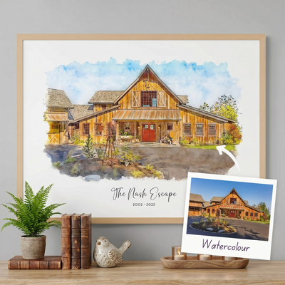Custom House Print