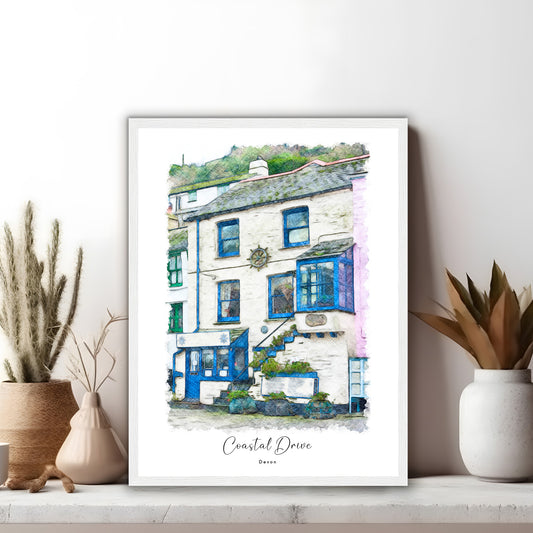 Custom Watercolour House Portrait