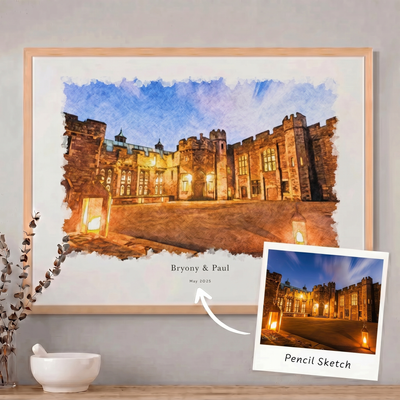 Custom Wedding Venue Print