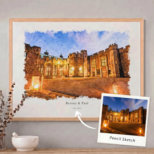 Custom Wedding Venue Print