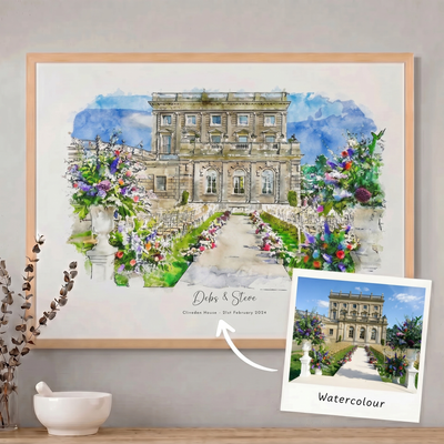 Custom Wedding Venue Print