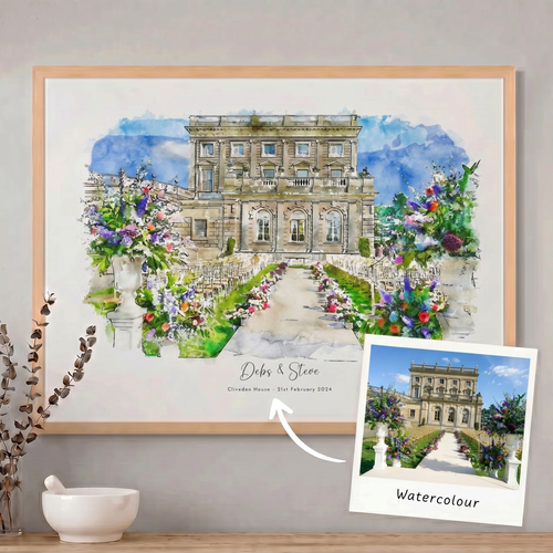 Custom Wedding Venue Print