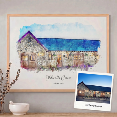Custom Wedding Venue Print