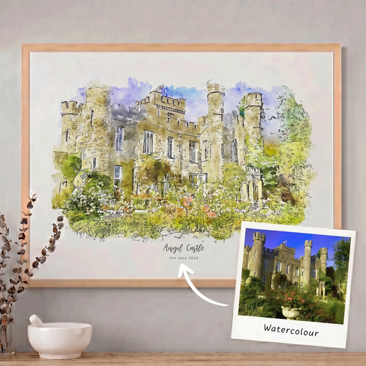 Custom Wedding Venue Print