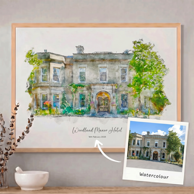 Custom Wedding Venue Print