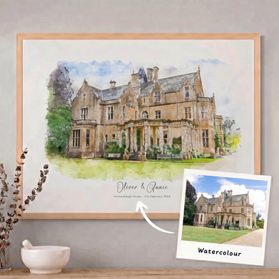 Custom Wedding Venue Print