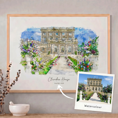 Custom Wedding Venue Print