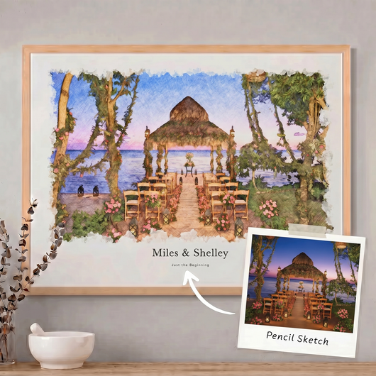 Custom Wedding Venue Print