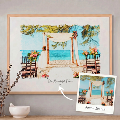 Custom Wedding Venue Print